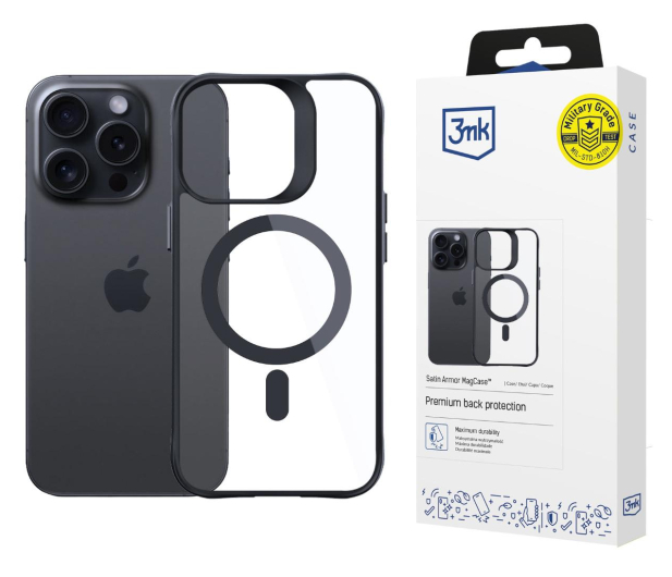 3mk Satin Armor MagCase do iPhone 15 Pro Max - 1267306 - zdjęcie 2